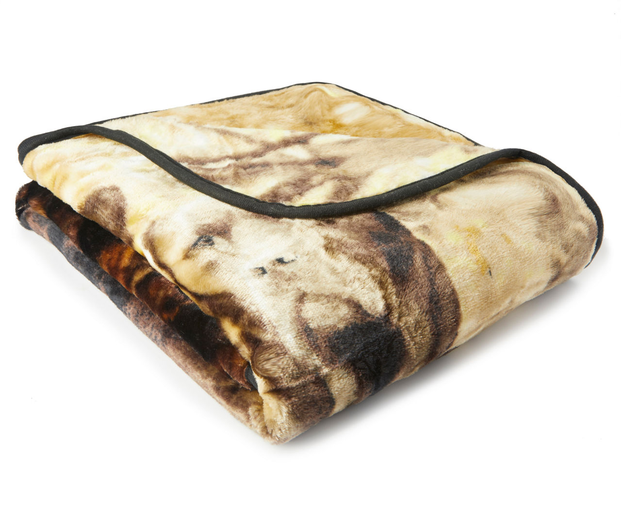 Brown & Tan Labs Raschel Throw, (50