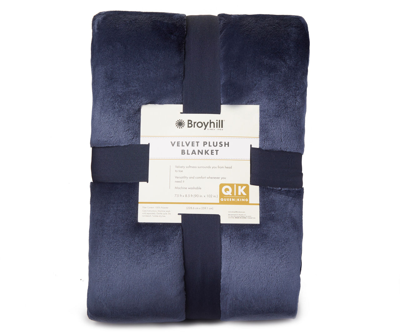 Broyhill velvet plush blanket new arrivals