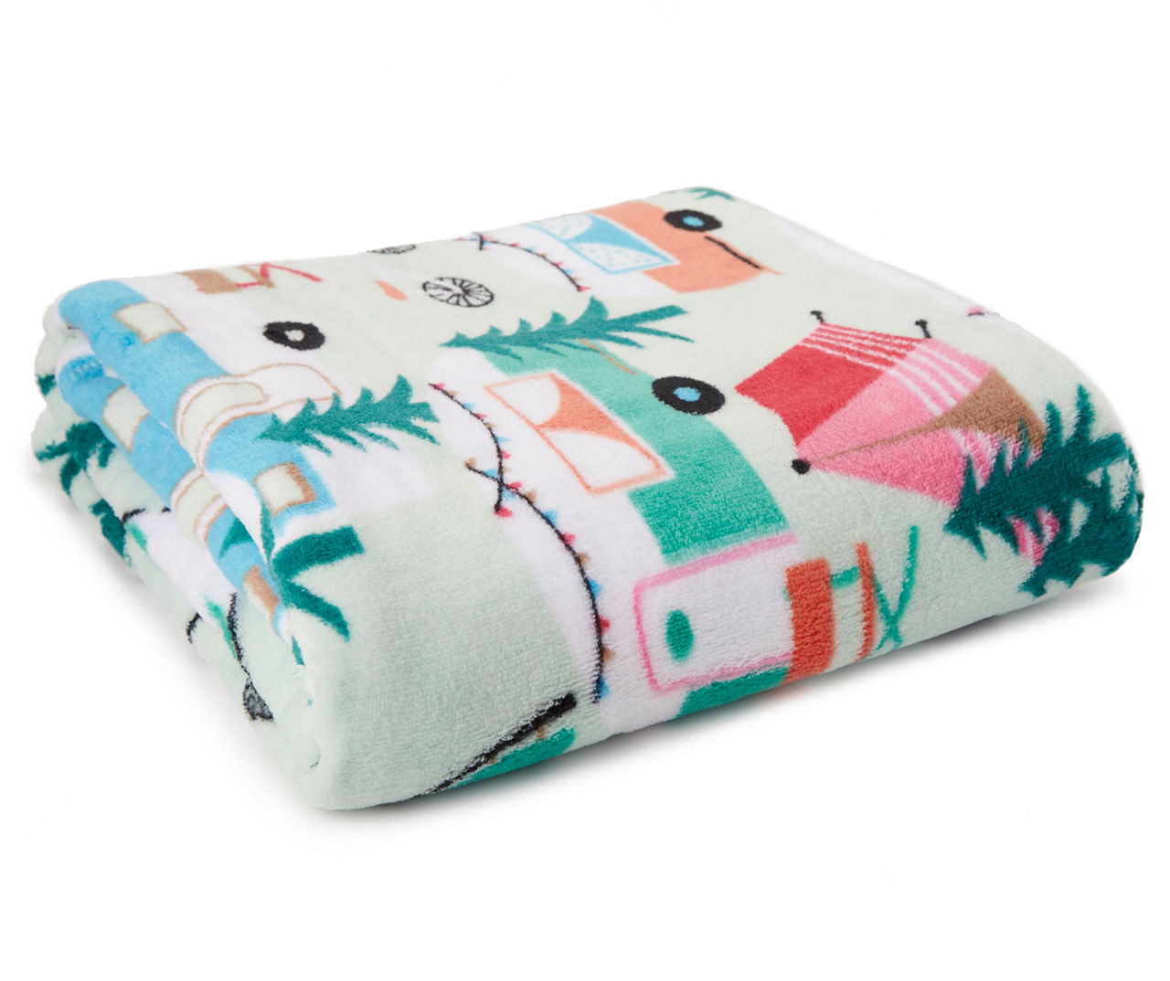 Camper fleece blanket hot sale