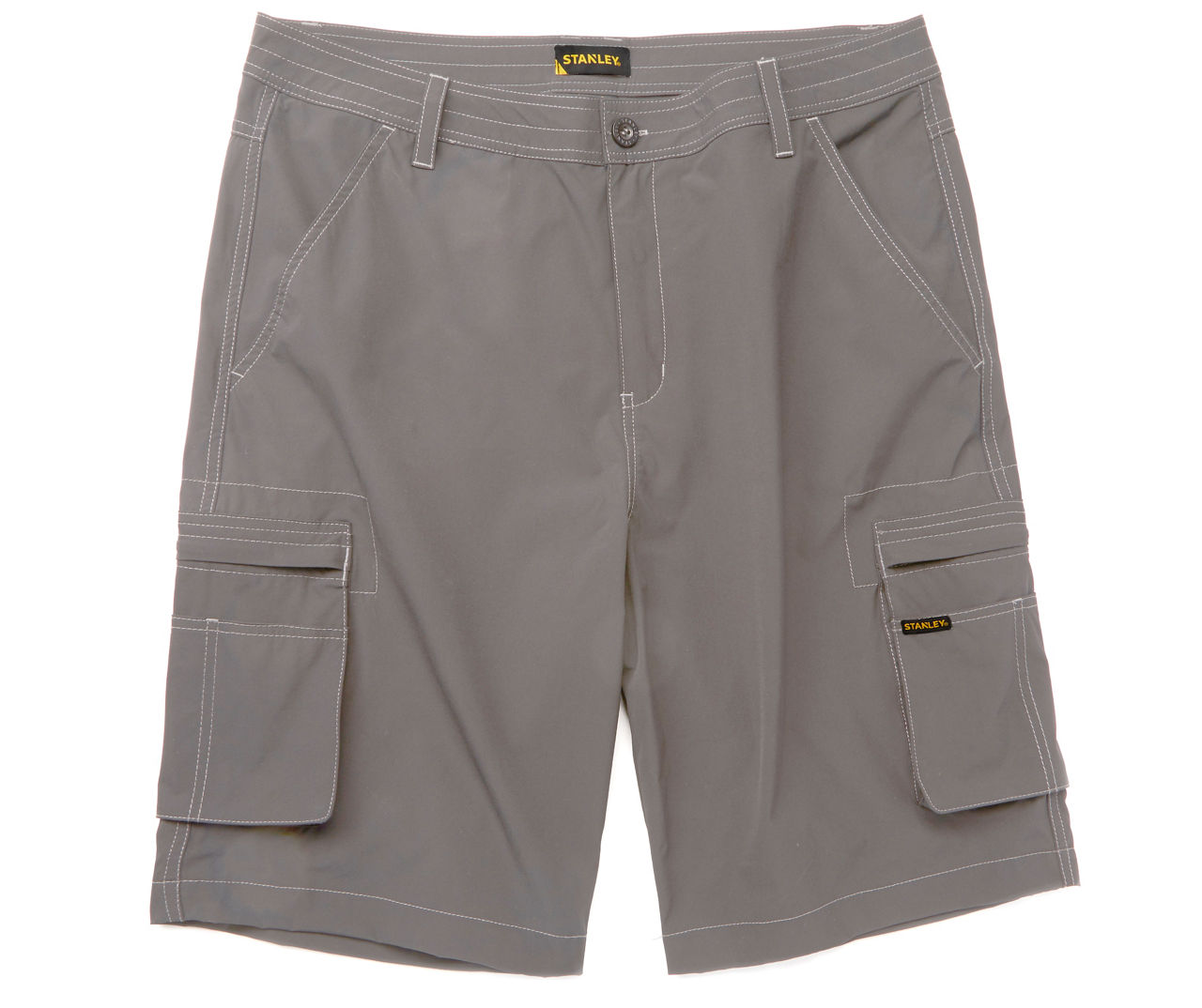 Men s 36 Light Gray Cargo Stretch Shorts