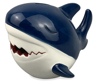 Ceramic Shark Piggy Bank