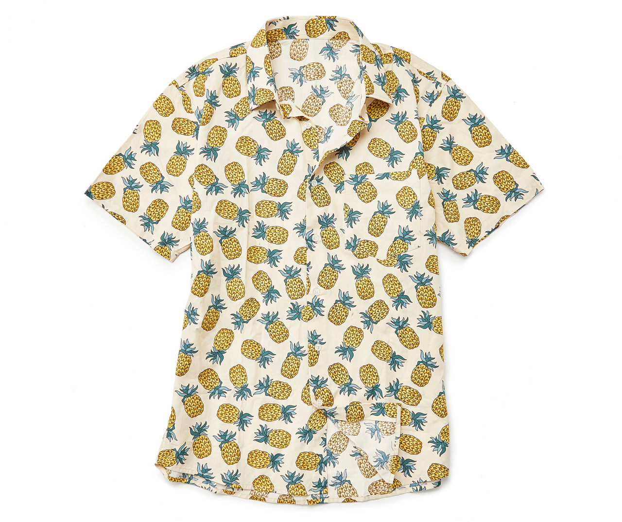 Pineapple button down clearance shirt