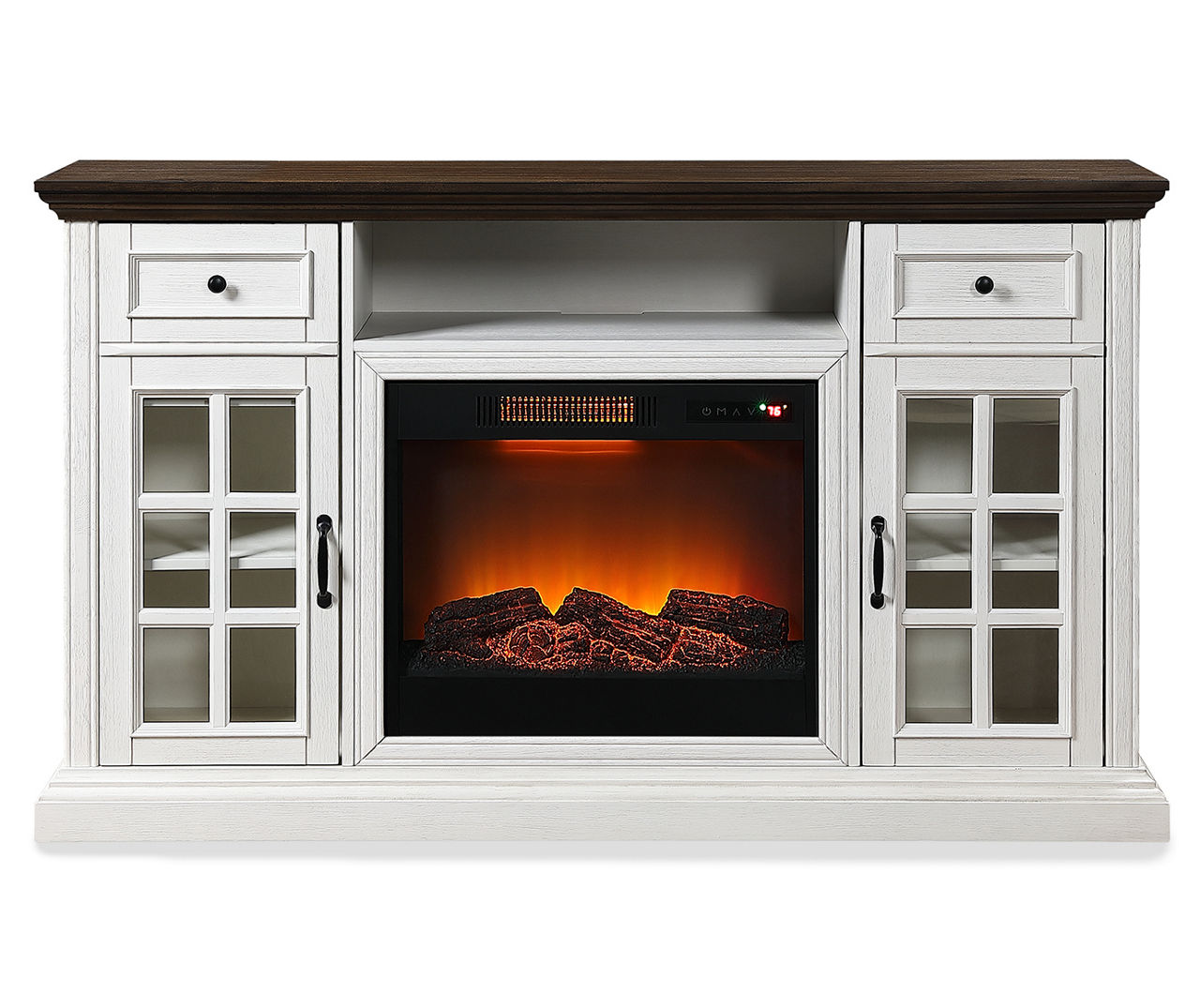 Big lots tv stand store with electric fireplace