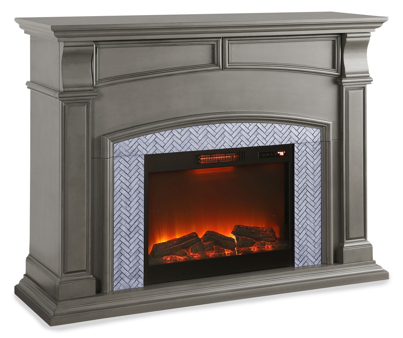 Big lots 2024 fireplaces gray