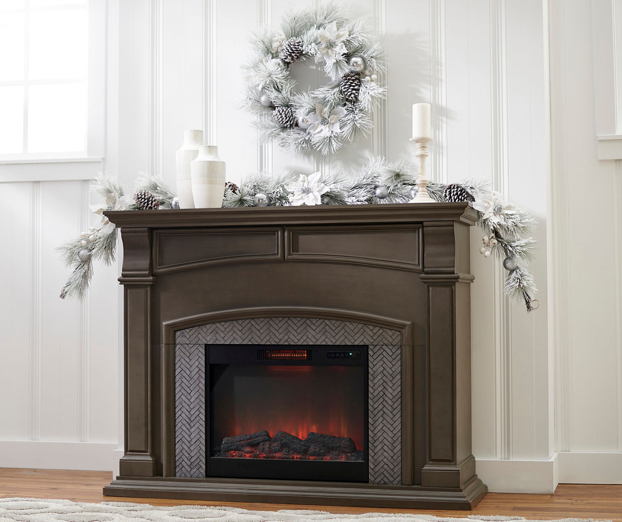 Big lots deals fireplaces gray