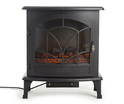25" Black Stove Electric Fireplace
