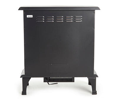 25" Black Stove Electric Fireplace