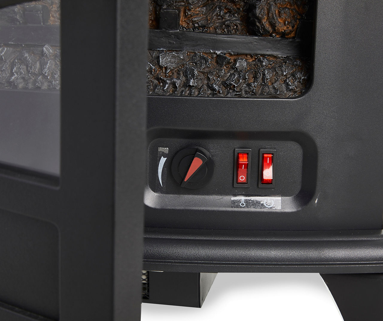 25" Black Stove Electric Fireplace