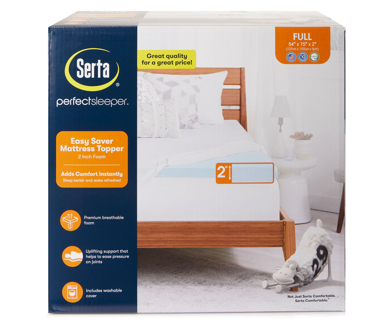 Serta store pillow topper