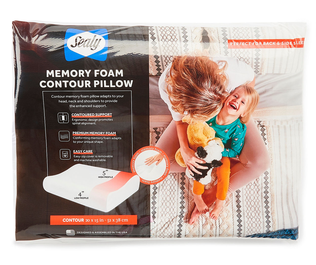 Sealy contour hotsell memory foam pillow