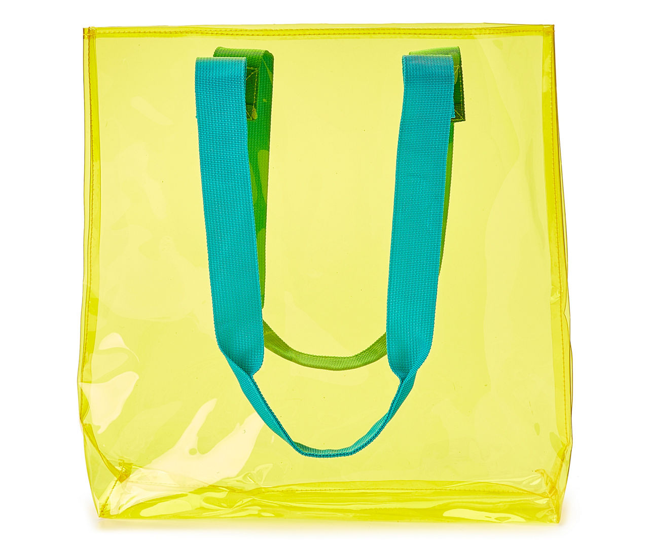 Yellow Transparent Tote Bag