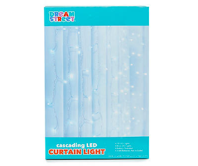Blue Cascading LED Curtain Light