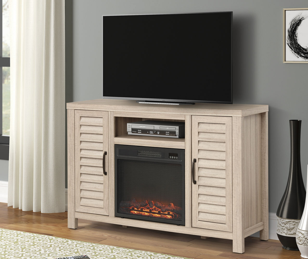 Big lots furniture tv deals stands with fireplace