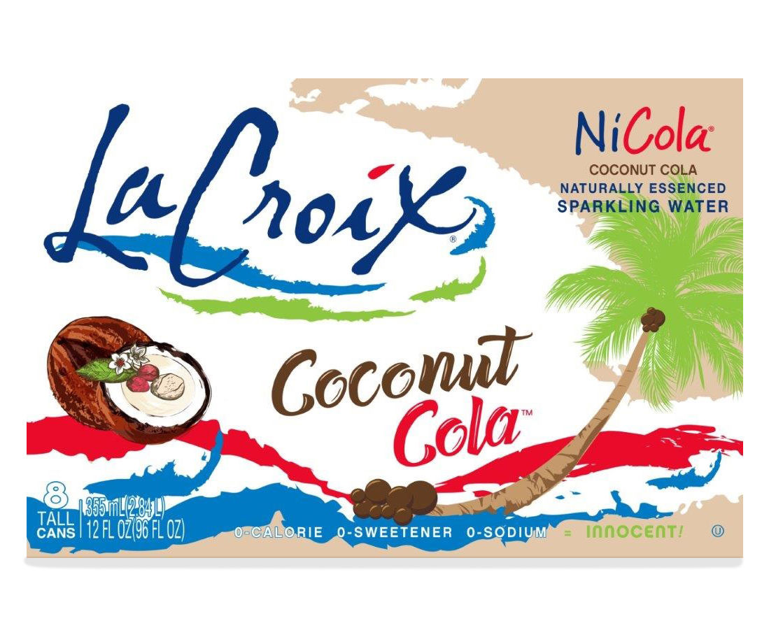 La Croix Coconut Cola Sparkling Water, 8Pack Big Lots