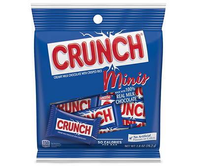 CRUNCH Minis Candy Bars 2.8 oz. Bag