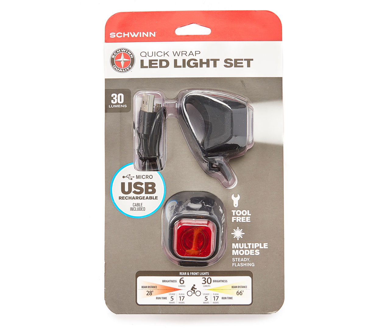 Schwinn bike hot sale light set