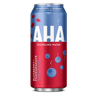 AHA Blueberry + Pomegranate Sparkling Water 16 fl oz