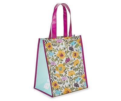 Floral Small Reusable Tote