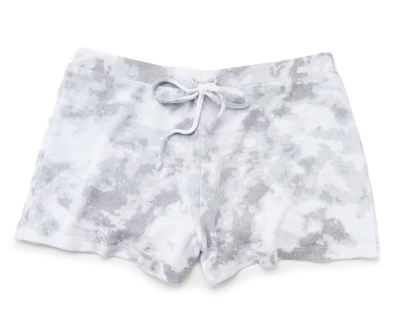 Women s Gray Tie Dye Shorts Big Lots