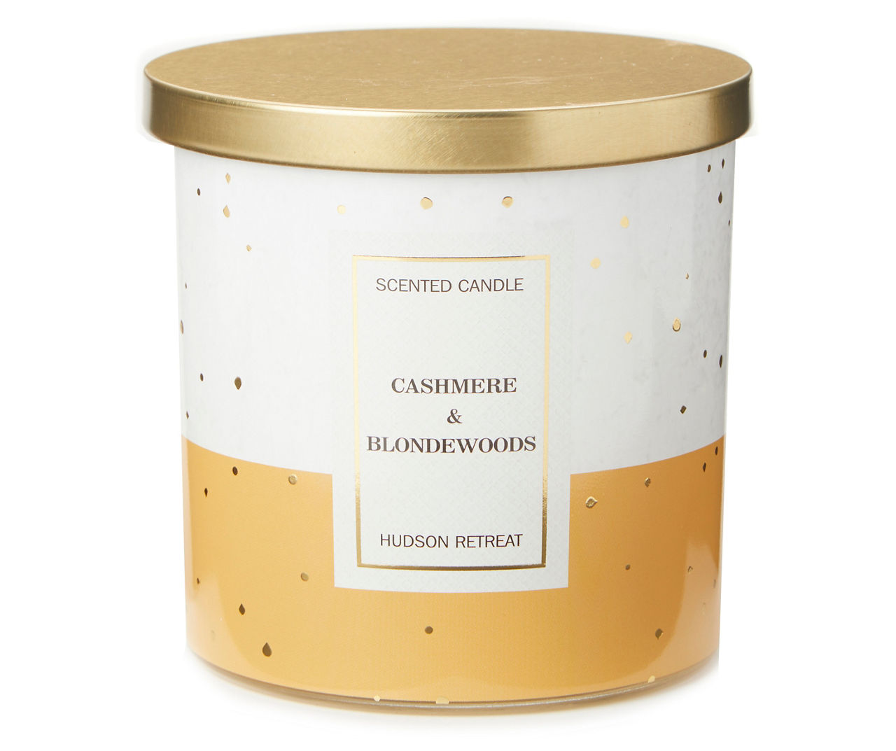 Cashmere & Blondewoods Dots Jar Candle, 14 Oz.