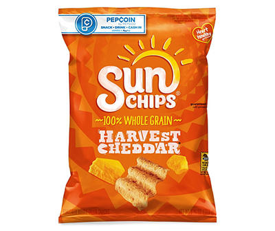 SunChips Whole Grain Snacks, Harvest Cheddar Flavored, 2.75 Oz