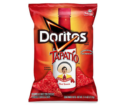 Doritos Tortilla Chips Tapatio Flavored 2.75 Oz