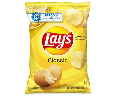 Lay's Potato Chips Classic 2 5/8 Oz