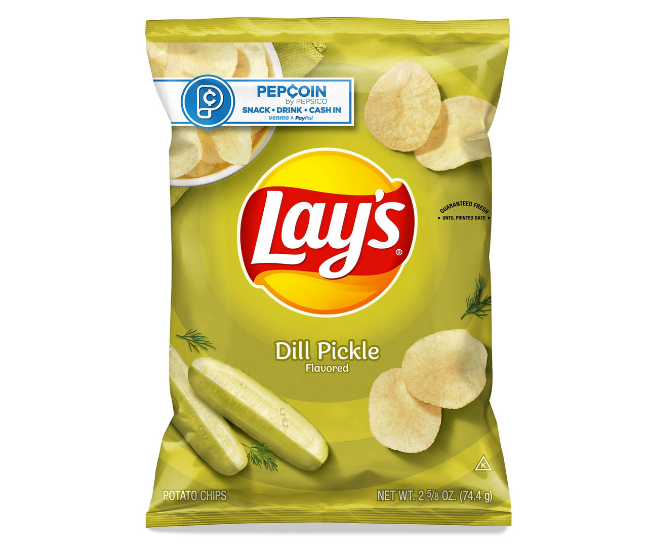 Lay's Lay's Potato Chips Dill Pickle Flavored 2 5/8 Oz | Big Lots