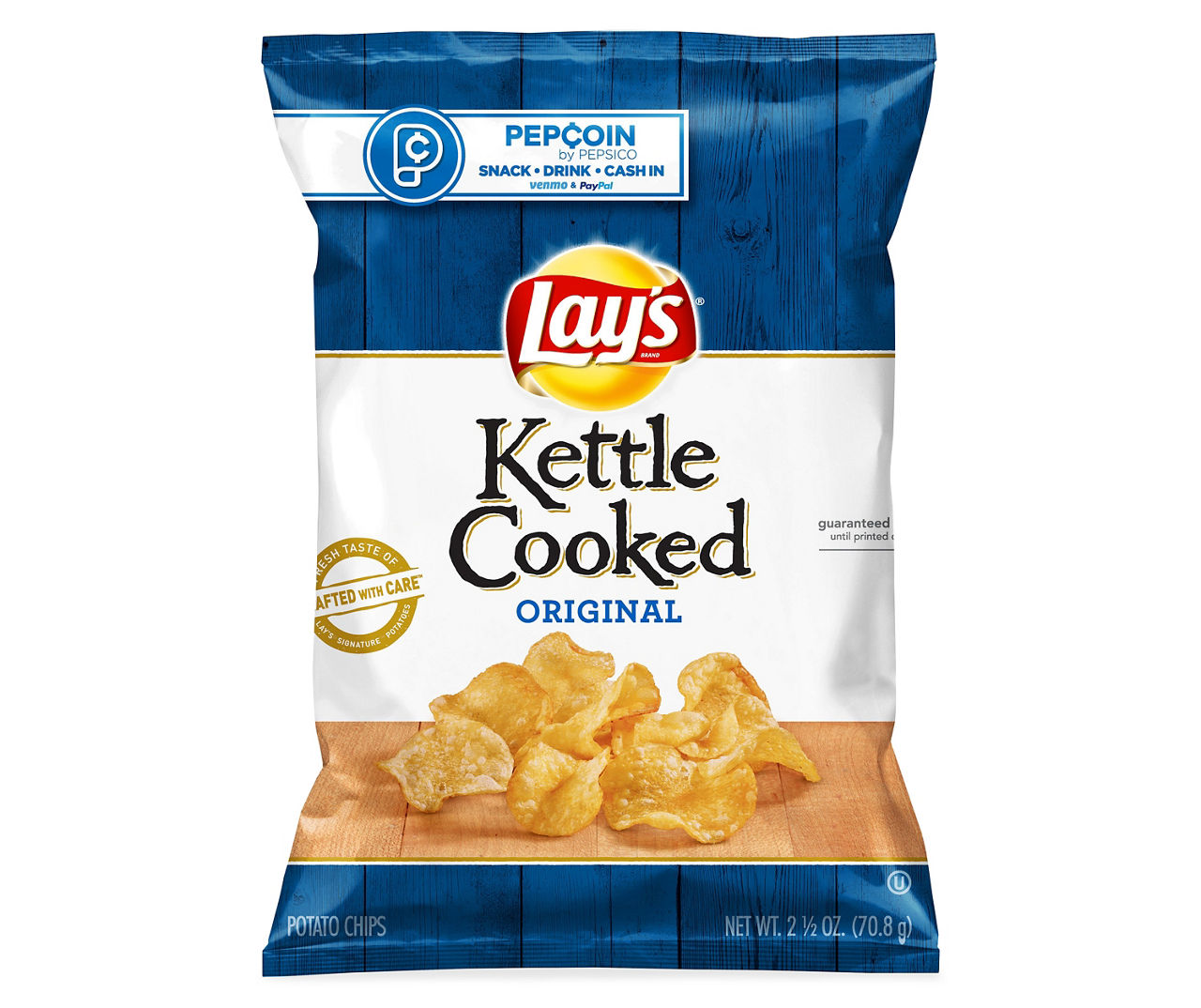 Lay's Lay's Kettle Cooked Potato Chips, Original, 2.5 Oz Big Lots