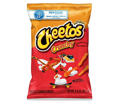 Cheetos Crunchy Cheese Flavored Snacks, 3.25 Oz