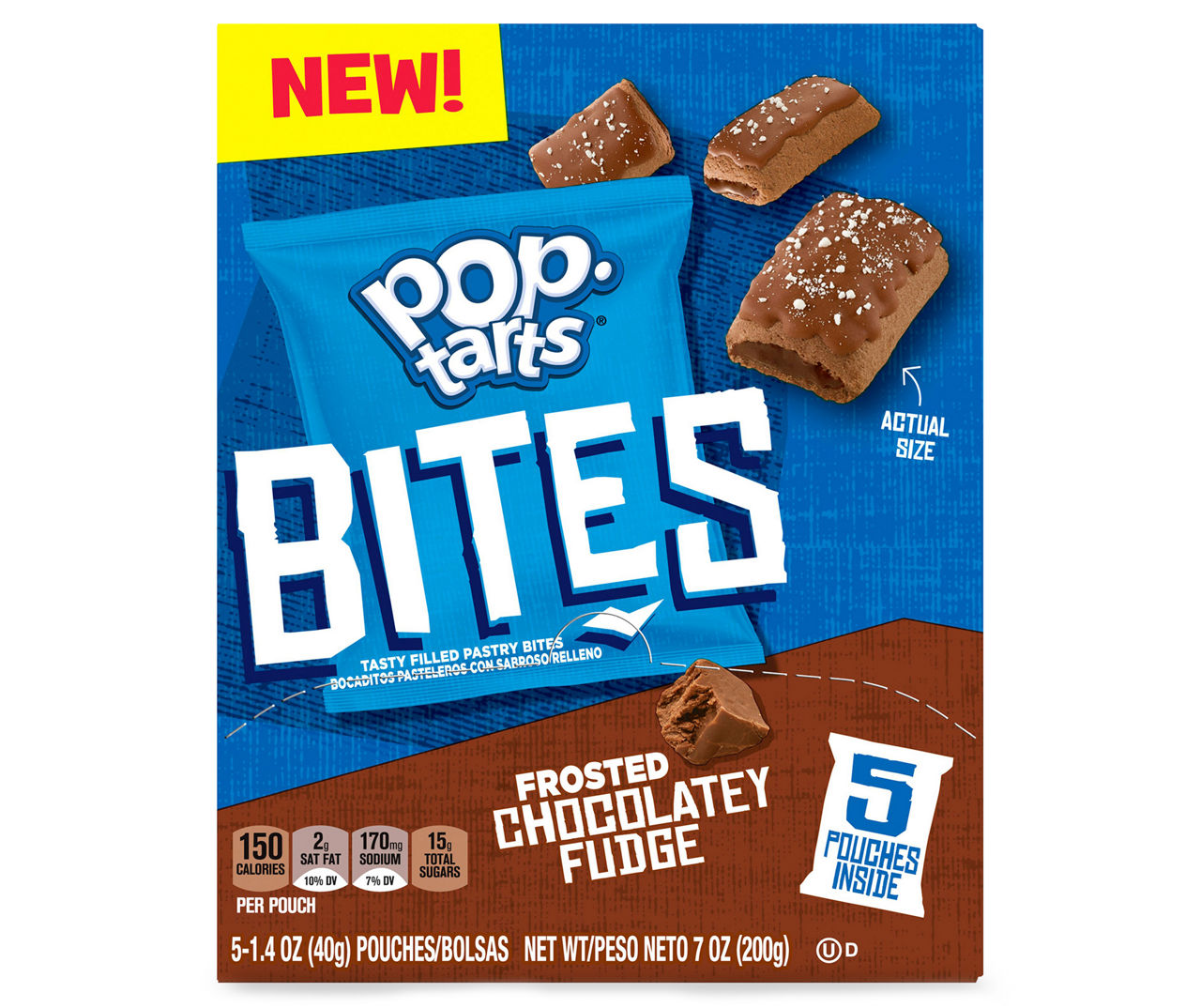 Pop-Tarts Pop-Tarts Baked Pastry Bites, Kids Snacks, School Lunch ...