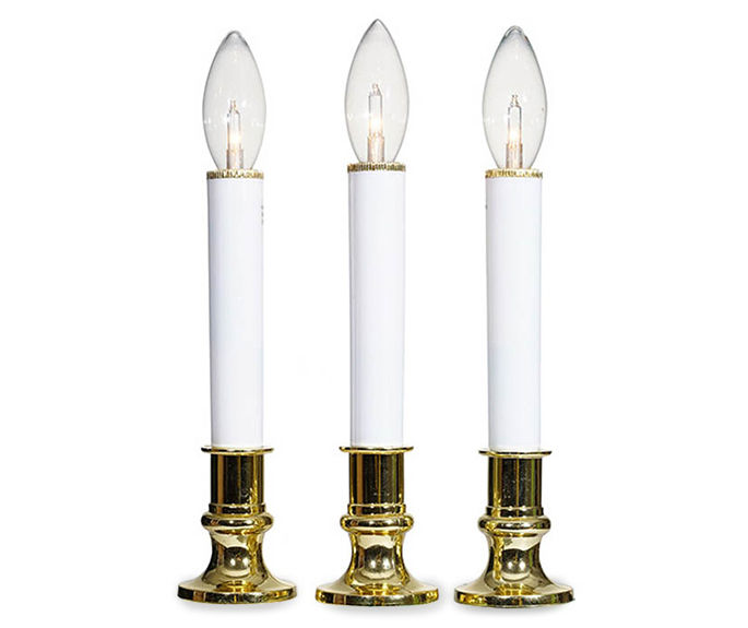 battery operated window candles holiday