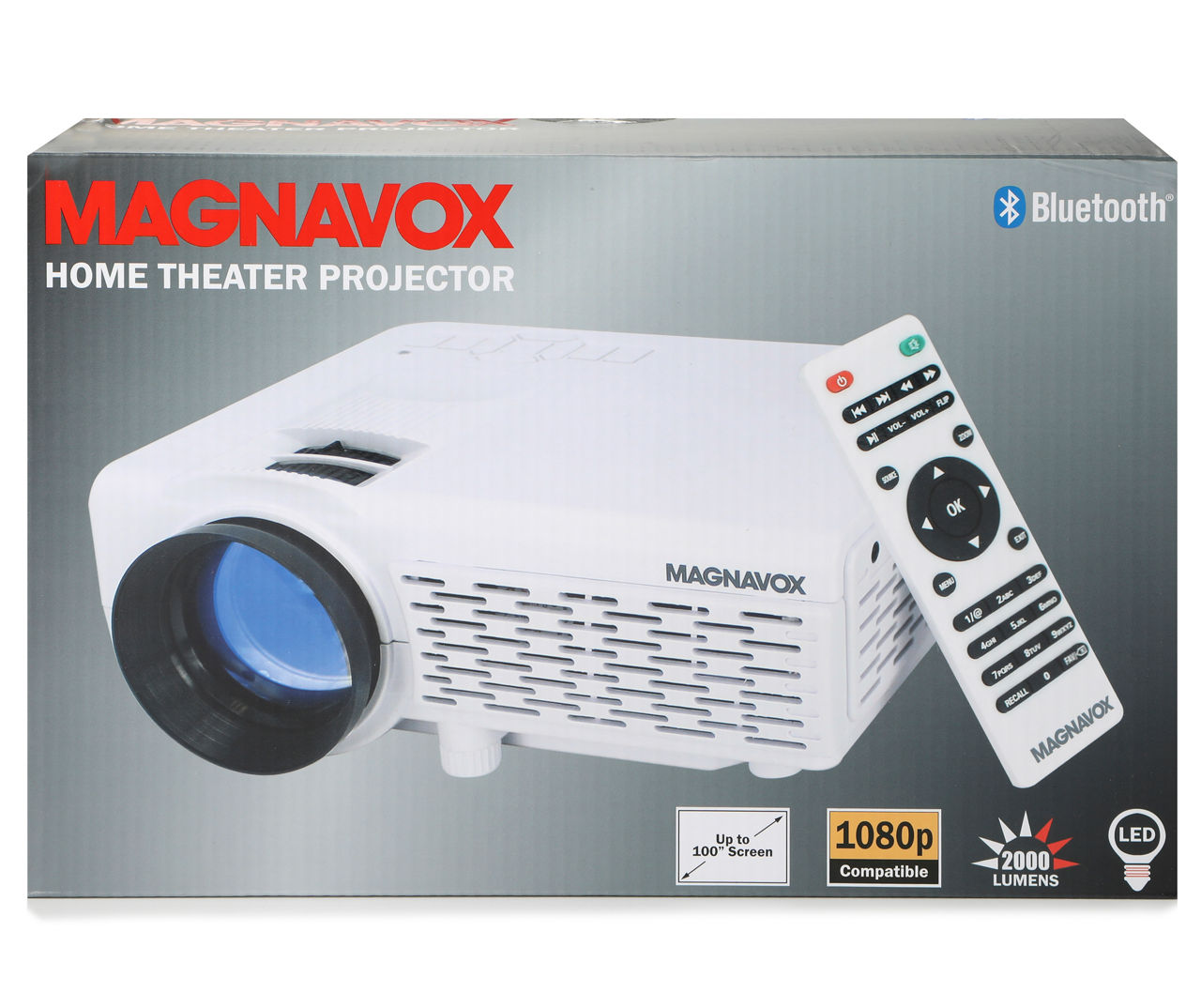 Magnavox Bluetooth Home Theater LED Projector Big Lots