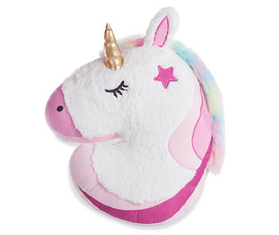 Unicorn Figural Throw Pillow