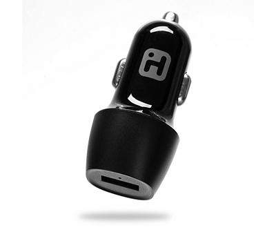 Black USB Car Charger & 6' Micro USB Cable Set