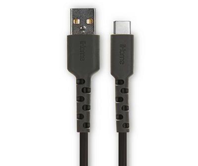 Black USB Car Charger & 6' USB Type-C Cable Set