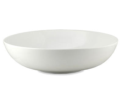 White Ceramic Serve Bowl, (12")