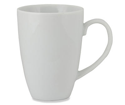 White Ceramic Latte Mug, 16 Oz.