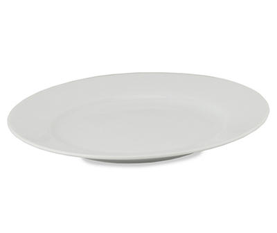 White Ceramic Rim Side Plate, (7.5