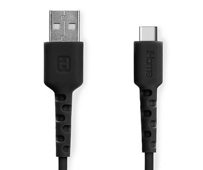 Black Durastrain 10' USB Type-C Cable