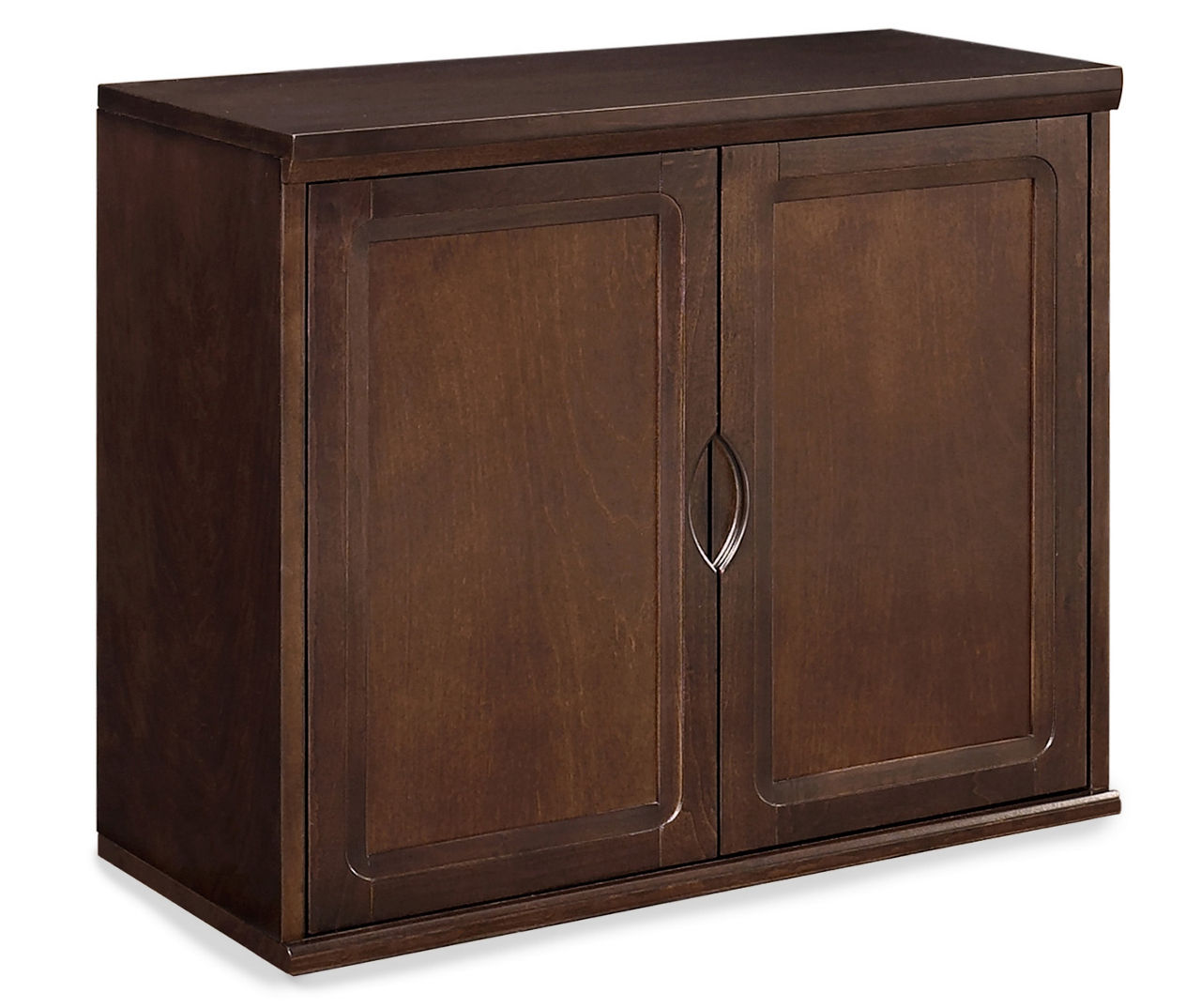 Walnut Stackable 2Door Storage Big Lots