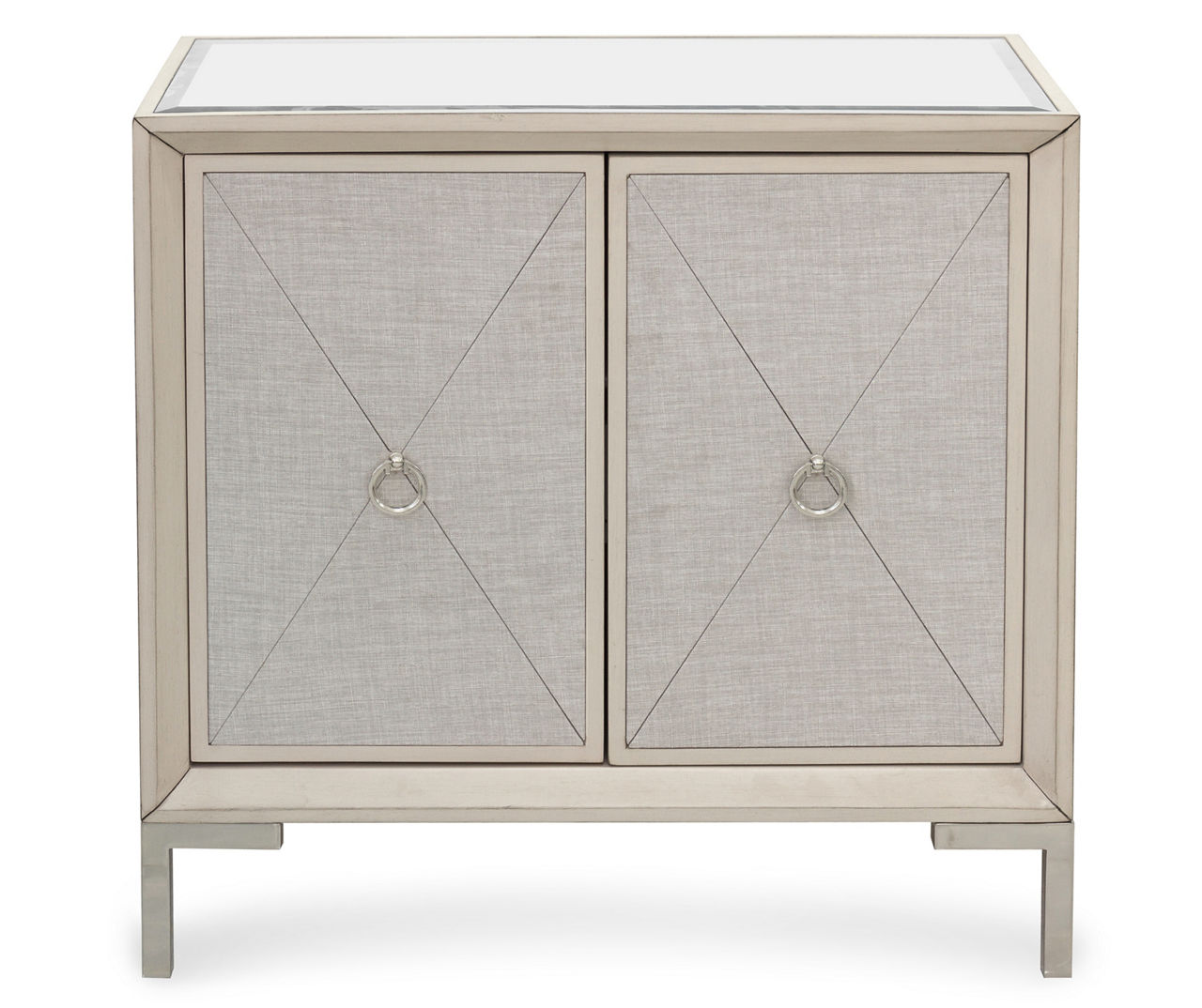 Linen & Cream 2Door Storage Chest Big Lots