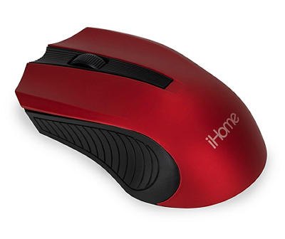 Red & Black Wireless Mouse