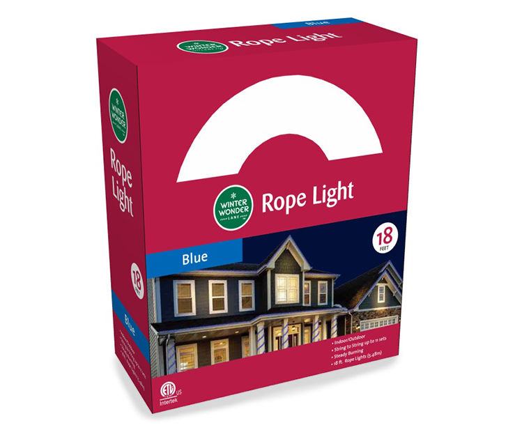 18' Blue Rope Light