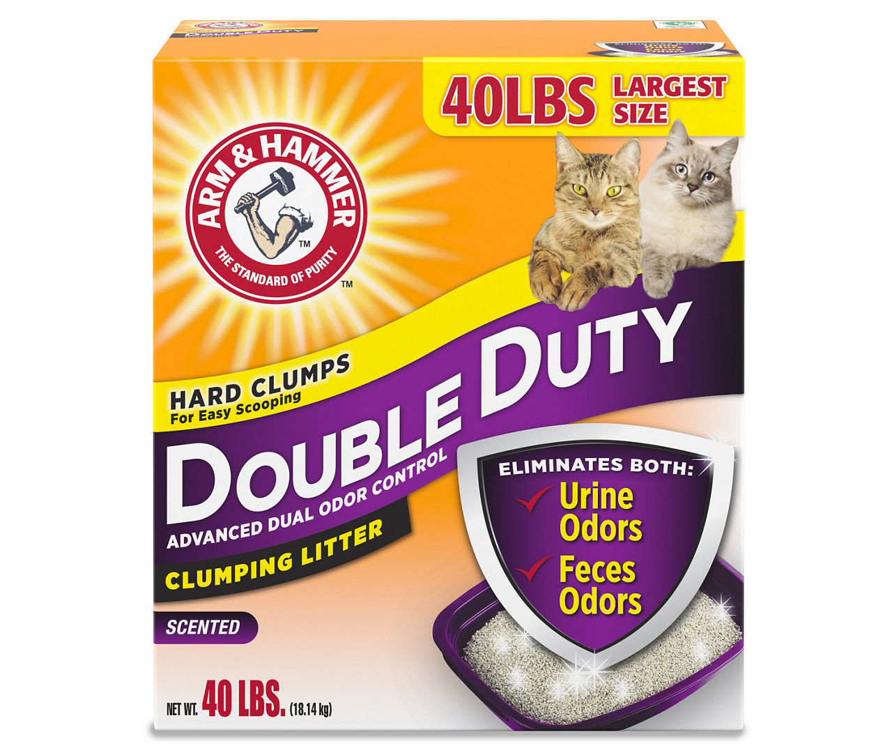 Arm Hammer Double Duty Clumping Litter 40 lbs. Big Lots