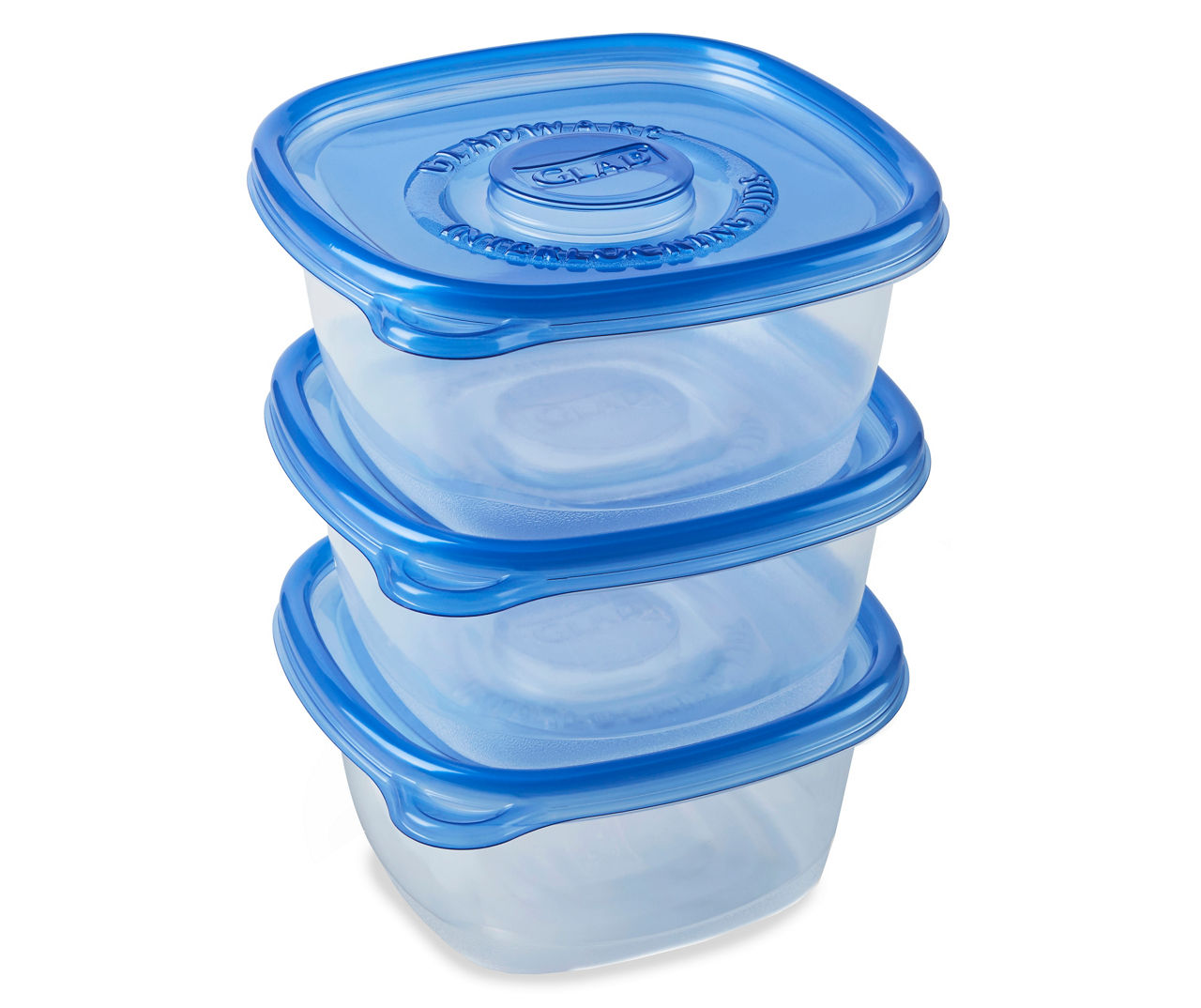 Gladware Tall Entree Food Storage Containers For Everyday Use, Large  Square Food Containers Hold 42 Ounces Of Food, 3 Count