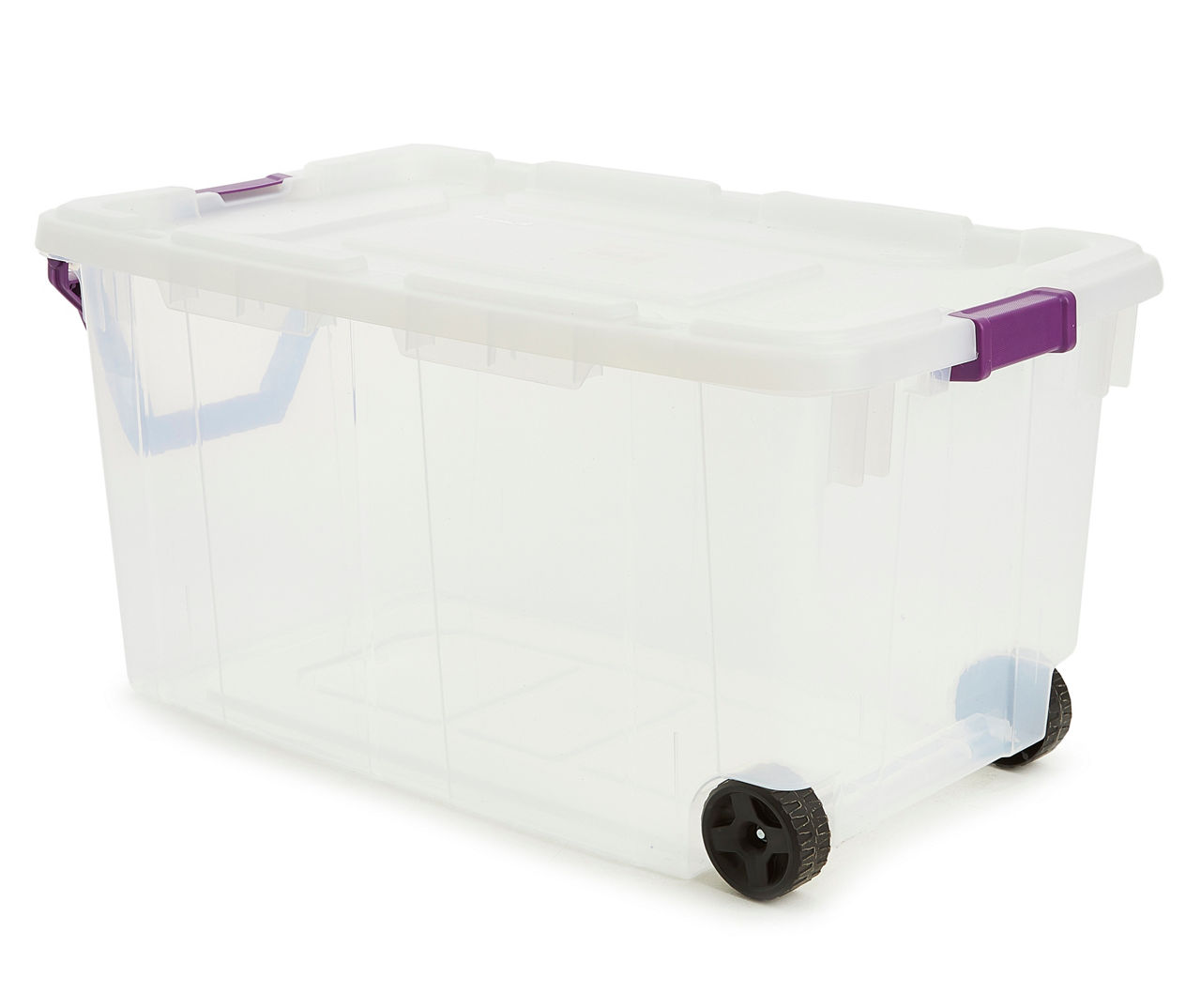 Akro-Mils 35-180 BLUE HDPE Storage Tote Box (without Lid), 0.5 cu