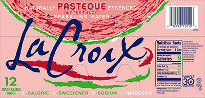 Pasteque Sparkling Water, 12-Pack