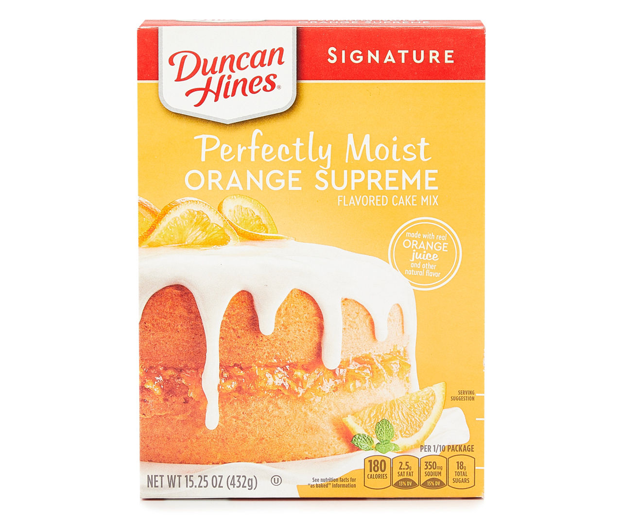 Duncan Hines Orange Supreme Cake Mix Case