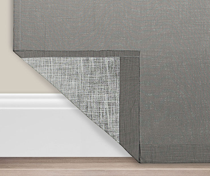 Vue Signature Arashi Gray Ombre Rod Pocket Curtain Panel, (84